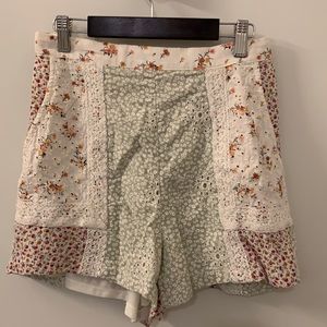 Patchwork Shorts! worn once